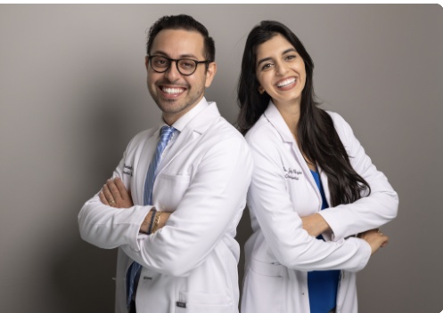 Dr. Daniel Adelpour and Dr. Judy Naziri at BLVD Dental Aesthetics
