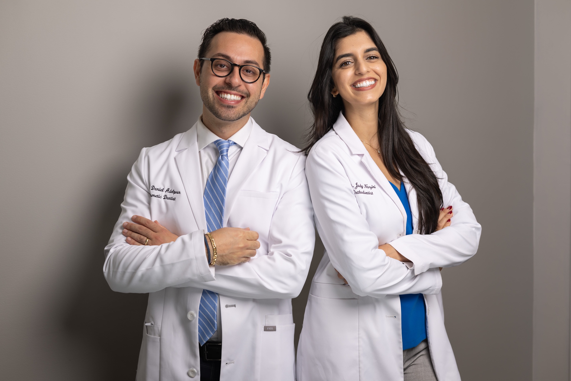Dr. Daniel Adelpour and Dr. Judy Nazarian at BLVD Dental Aesthetics